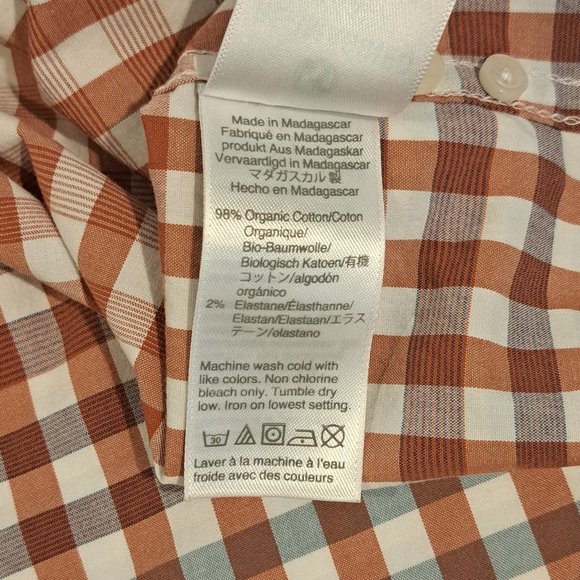 J. Crew Men's Large Slim Fit Stretch 98% Organic Cotton Shirt Style AI902 - Picture 9 of 15